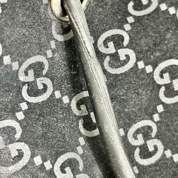 RARE Gucci vintage GG Suede shoulder bag - Picture 9 of 15